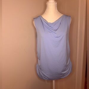 Primark Light Blue Draped Sleeveless Top